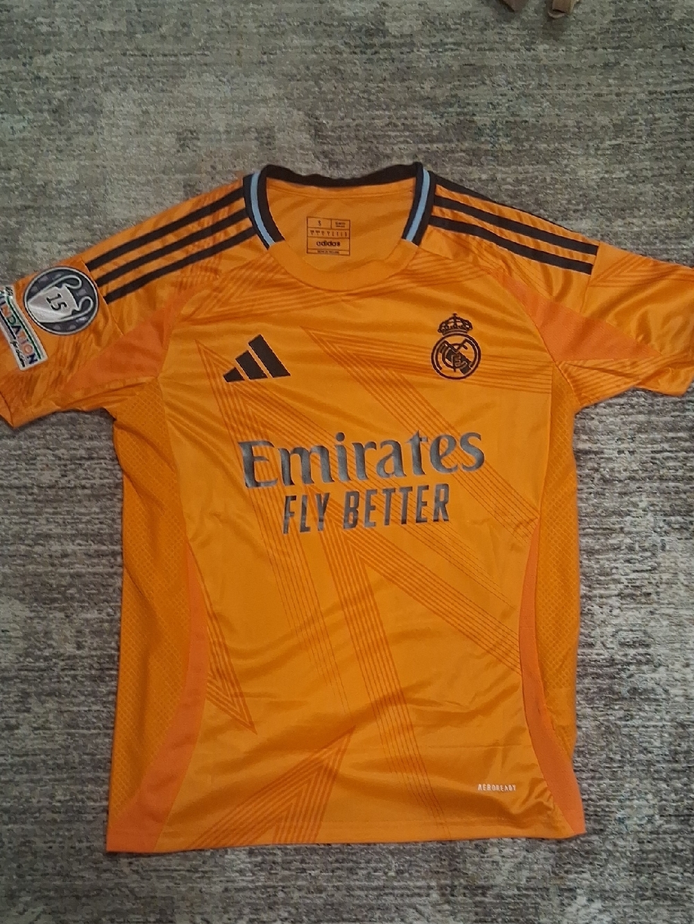 adidas Real Madrid Orange Soccer Jersey